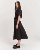 Country Road Women's Cotton Shirt Dress Black in Size 14