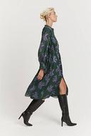 Country Road Women's Print Gathered Midi Dress Winter Floral Print in Size 10