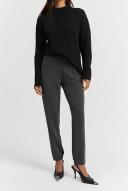 Country Road Women's Pull-On Woven Pants Charcoal Grey in Size 10