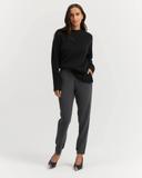 Country Road Women's Pull-On Woven Pants Charcoal Grey in Size 16