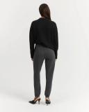 Country Road Women's Pull-On Woven Pants Charcoal Grey in Size 8