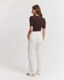 Country Road Relaxed Pleat Detail Pant 14 Winter White AU483779