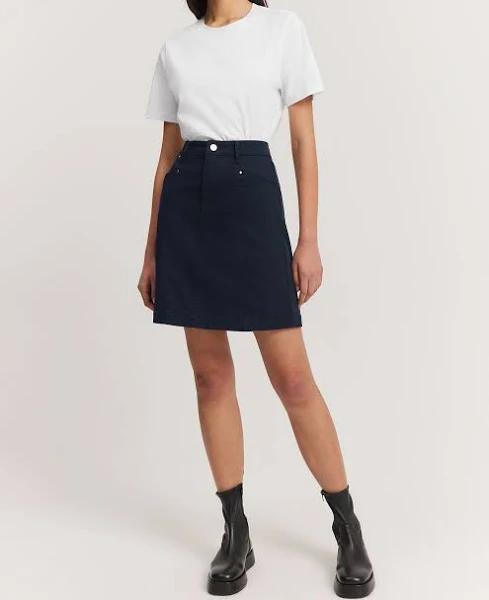 Country Road Women's Sateen Skirt Navy in Size 6