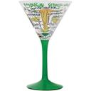 Coyote Hand Painted Martini Zodiac (Libra)