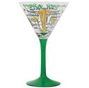 Coyote Hand Painted Martini Zodiac (Libra)