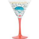 Coyote Hand Painted Martini Zodiac (Libra)