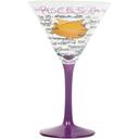 Coyote Hand Painted Martini Zodiac (Libra)