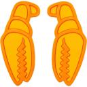 Crab Grab Mega Claws 2pk Stomp Pad - Double Blue | Snowboard Accessories