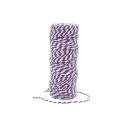 Craft Perfect - Striped Bakers Twine Amethyst Purple