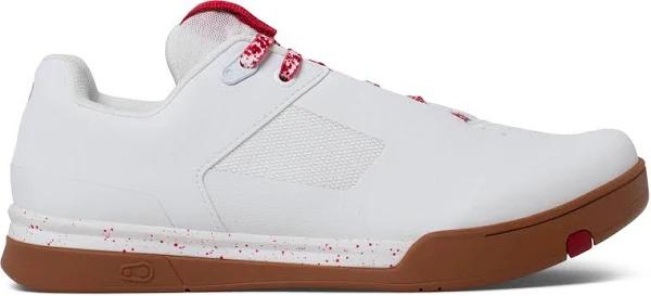 Crankbrothers Limited Edition Mallet Lace Clipless Shoe - White / Red Splatter US11