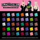 Crazy Color Semi Permanent Conditioning Hair Dye - Peacock Blue, 5.1 oz