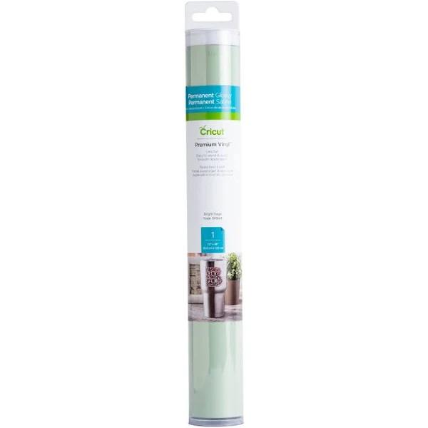Cricut 2006842, Bright Sage Premium Permanent Vinyl, 12" x 48"