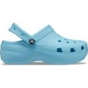 Crocs 206750 Classic Platform Clogs Women's Sandals, Arctic, 21.0 cm