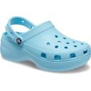Crocs 206750 Classic Platform Clogs Women's Sandals, Arctic, 21.0 cm