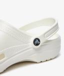 Crocs Adult Unisex Classic Clogs, White, M7W9