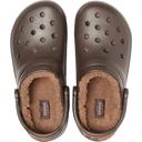 Crocs Beige Classic Lined Clogs