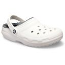 Crocs Beige Classic Lined Clogs