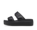 Crocs Brooklyn Buckle Low Wedge - Pale Blush W7