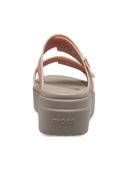 Crocs Brooklyn Buckle Low Wedge - Pale Blush W7