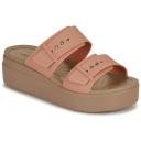 Crocs Brooklyn Buckle Low Wedge Sandals Pink EU 38-39 Woman