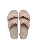 Crocs Brooklyn Buckle Low Wedge Sandals Pink EU 38-39 Woman