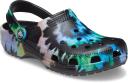 Crocs Classic Clog Tie Dye Black Multi-color