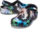 Crocs Classic Clog Tie Dye Black Multi-color