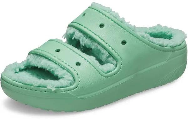 Crocs Classic Cozzzy Sandal; Jade Stone, W12/M10