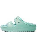 Crocs Classic Cozzzy Sandal; Jade Stone, W6/M4