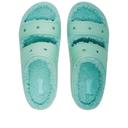 Crocs Classic Cozzzy Sandal; Jade Stone, W7/M5
