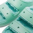 Crocs Classic Cozzzy Sandal; Jade Stone, W7/M5