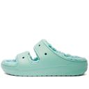 Crocs Classic Cozzzy Sandal; Jade Stone, W7/M5