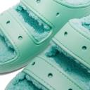 Crocs Classic Cozzzy Sandal; Jade Stone, W8/M6