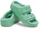 Crocs Classic Cozzzy Sandal; Jade Stone, W8/M6