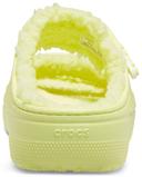 Crocs Classic Cozzzy Sandal; Sulphur, W12/M10