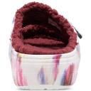 Crocs Classic Cozzzy Tie Dye Womens Garnet/Multi Sandals