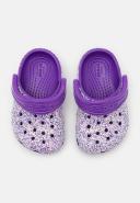Crocs Classic Glitter Clog Infant | Purple | Toddler
