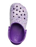 Crocs Classic Glitter Clog Youth | Purple | Kids