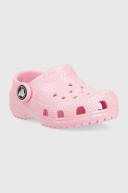 Crocs Classic Glitter Toddler Clogs Pink EU 19-20 Girl 206992-6S0-C4