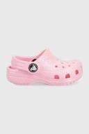 Crocs Classic Glitter Toddler Clogs Pink EU 19-20 Girl 206992-6S0-C4
