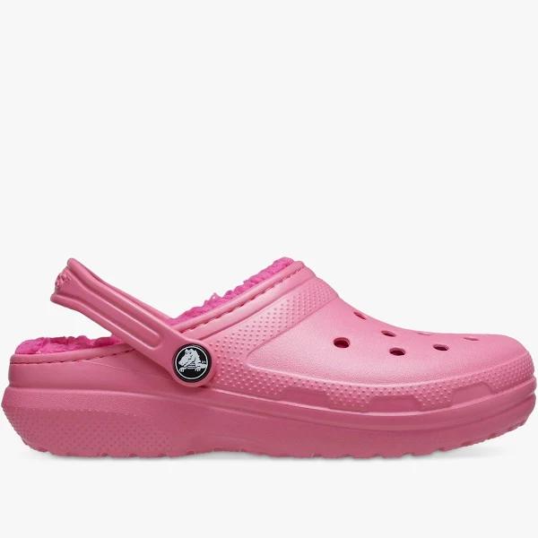 Crocs Classic Lined Clog K Pink Kids - 32-33