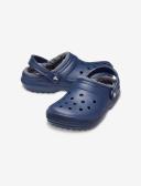 Crocs Classic Lined Clog - Navy/Charcoal