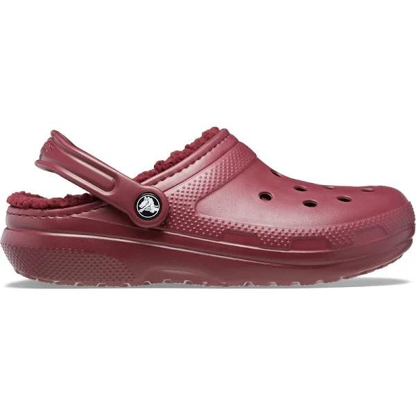 Crocs Classic Lined Clogs - Garnet, Mens US 9/Womens US 11