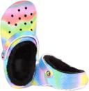 Crocs Classic Lined Spray Dye Clog 208045 White/Multi