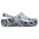 Crocs Classic Marbled Clog Sandals (Light Grey/Multi)