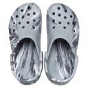 Crocs Classic Marbled Clog Sandals (Light Grey/Multi)