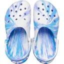 Crocs Classic Marbled Clog; White / Oxygen, W12/M10