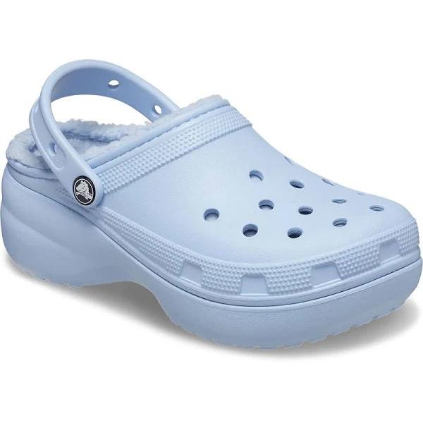 Crocs Classic Plataform Lined Clog Light Blue Women - 34-35