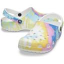 Crocs Classic Tie-Dye Graphic Clog (205453) - White/Multi - M05