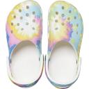 Crocs Classic Tie-Dye Graphic Clog (205453) - White/Multi - M05
